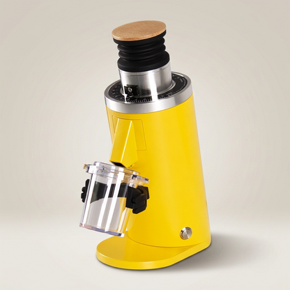 ROASTLY DF54 Kaffeemühle Gen 3 III V3/V4, Elektrische Einzeldosis-Kaffeemühle, Nahezu Retentionsfrei (Gelb)