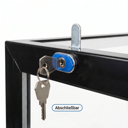 FREEZE. B-Ware Getränkekühlschrank NineThirty M mit Glastüren, 800 L Kapazität, Energieeffizienz C, abschließbar, mit Rollen