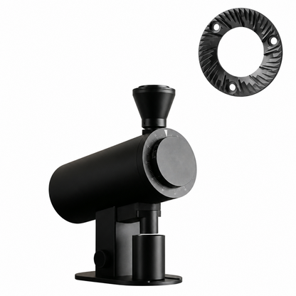 ROASTLY DF83V (DLC Burr) Kaffeemühle Gen 2 II V2.5, Berühmtes White Label, Elektrische Einzeldosis-Kaffeemühle, Nahezu Retentionsfrei (Schwarz) black