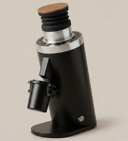 ROASTLY DF64 Kaffeemühle Gen 2 II V2.5, Berühmtes White Label, Elektrische Einzeldosis-Kaffeemühle, Nahezu Retentionsfrei (Schwarz)