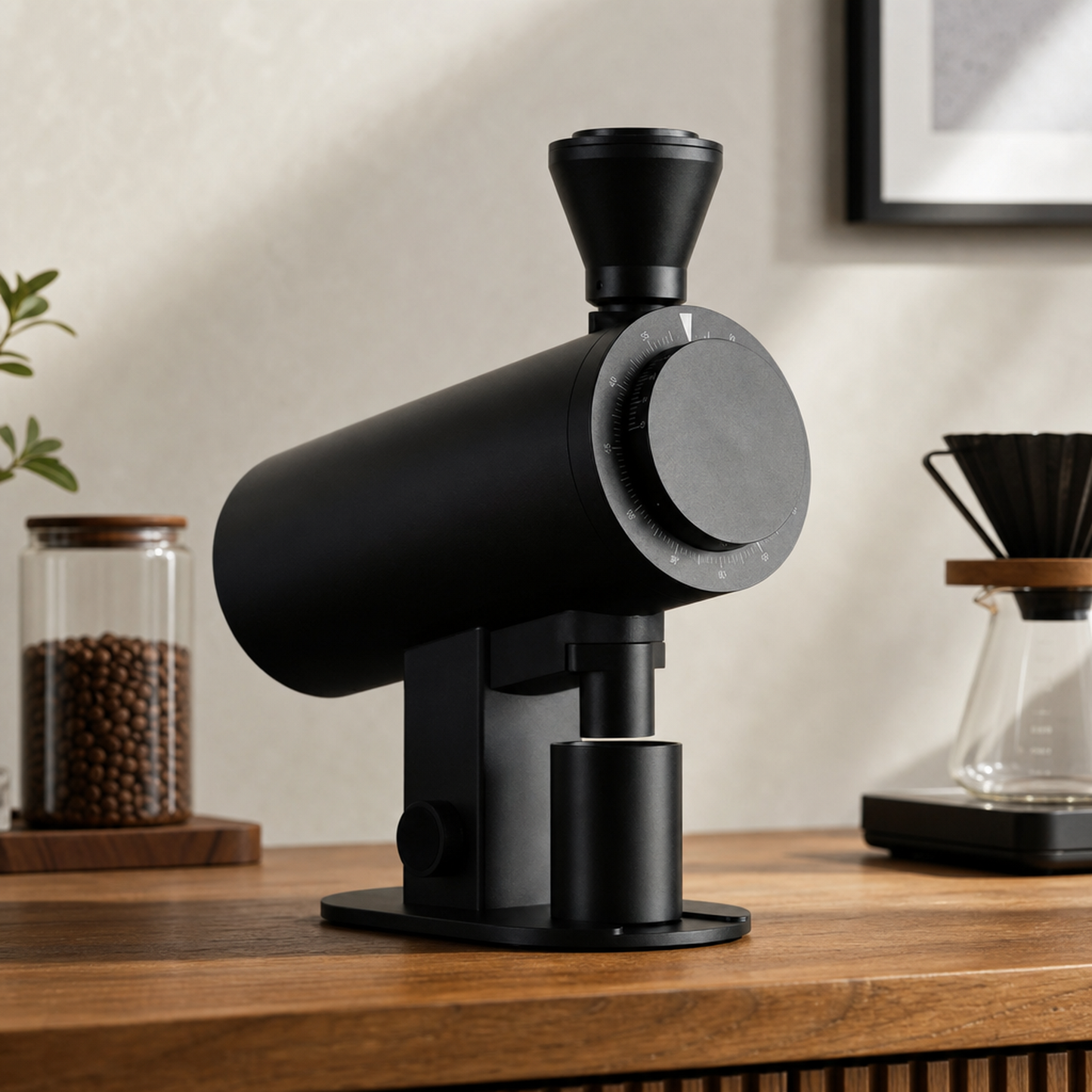 ROASTLY DF83V (Red Ti Burr) Kaffeemühle Gen 2 II V2.5, Berühmtes White Label, Elektrische Einzeldosis-Kaffeemühle, Nahezu Retentionsfrei (Schwarz) black