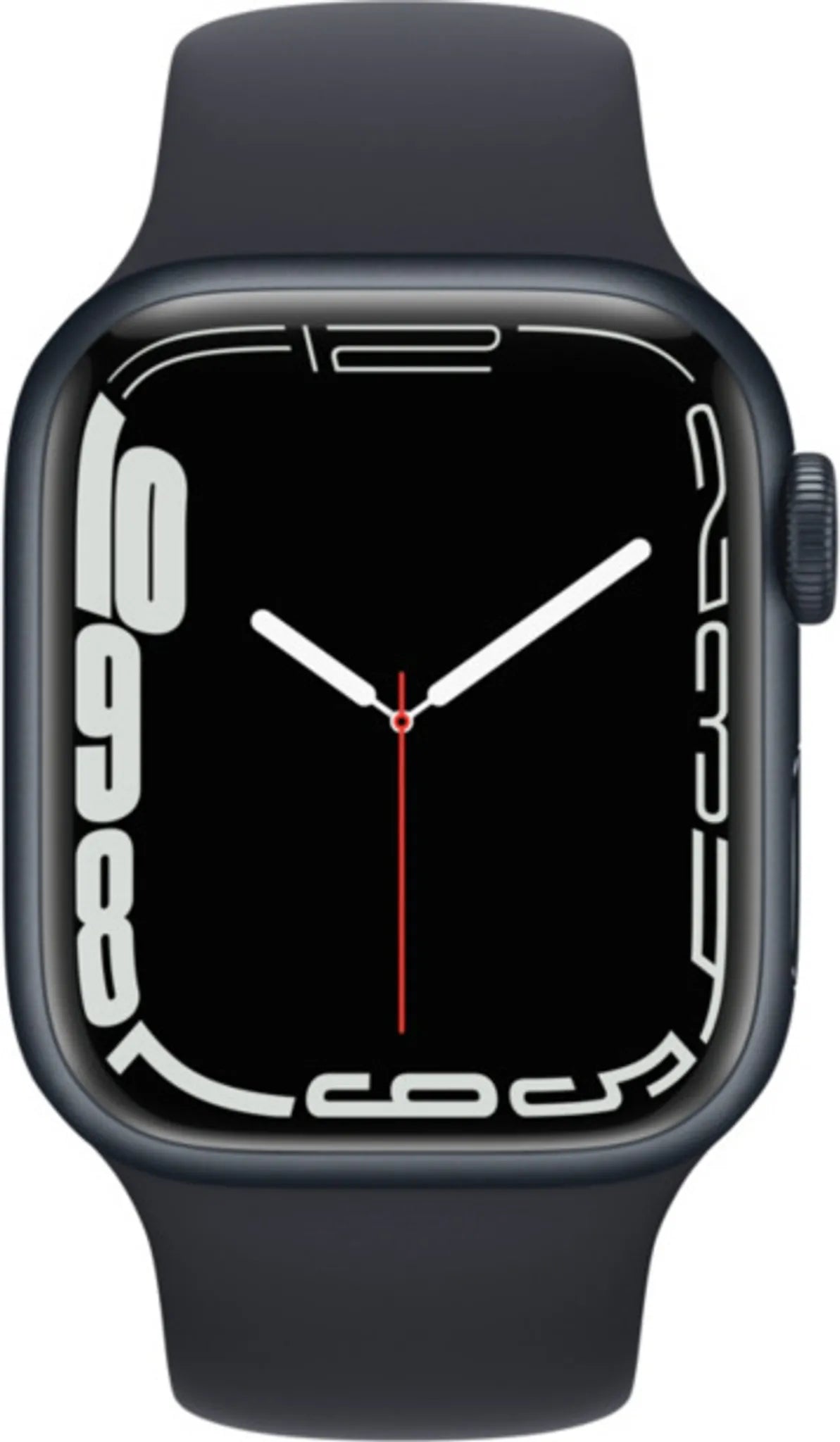 Apple Watch 7 GPS, 41mm Alu Mitternacht, Sport