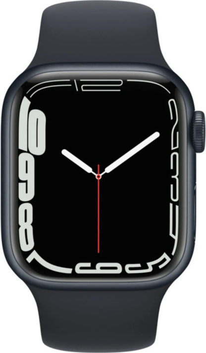 Apple Watch 7 GPS, 41mm Alu Mitternacht, Sport