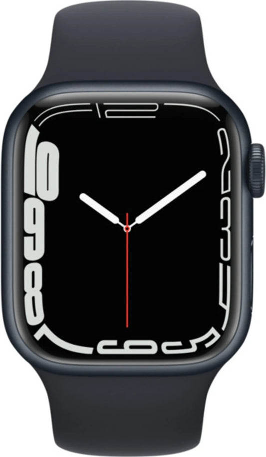 Apple Watch 7 GPS, 41mm Alu Mitternacht, Sport