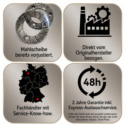 ROASTLY DF83V (Red Ti Burr) Kaffeemühle Gen 2 II V2.5, Berühmtes White Label, Elektrische Einzeldosis-Kaffeemühle, Nahezu Retentionsfrei (Schwarz) black