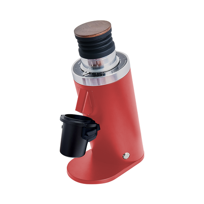ROASTLY DF64 Kaffeemühle Gen 2 II V2.5, Berühmtes White Label, Elektrische Einzeldosis-Kaffeemühle, Nahezu Retentionsfrei (Rot)