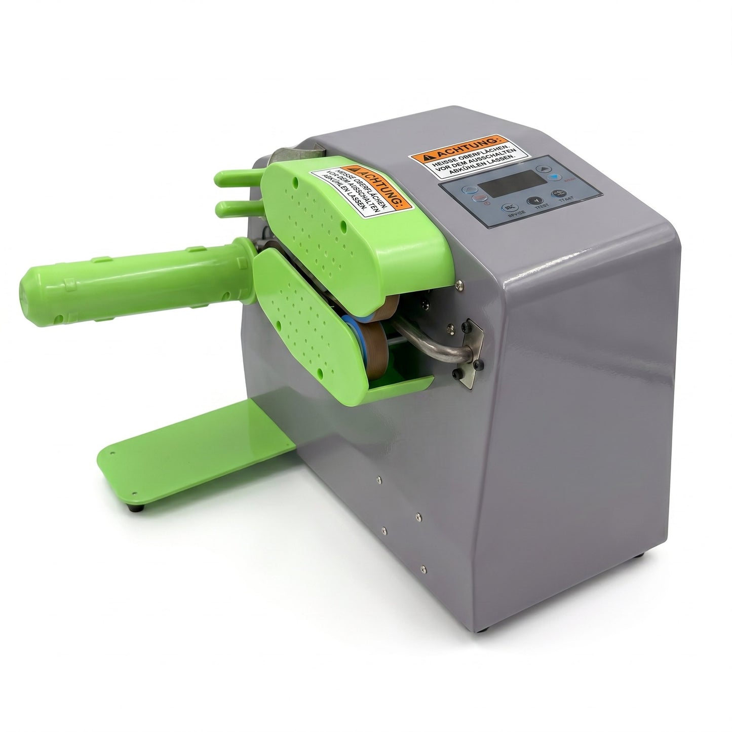 LastWerk Luftpolstermaschine für Luftkissenfolie inkl. 2x 300mm Bubble Film, kompakte Verpackungsmaschine mit digitaler Steuerung für Versand, Lager und E-Commerce