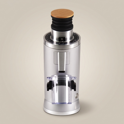 ROASTLY DF54 Kaffeemühle Gen 3 III V3/V4, Elektrische Einzeldosis-Kaffeemühle, Nahezu Retentionsfrei (Silber)
