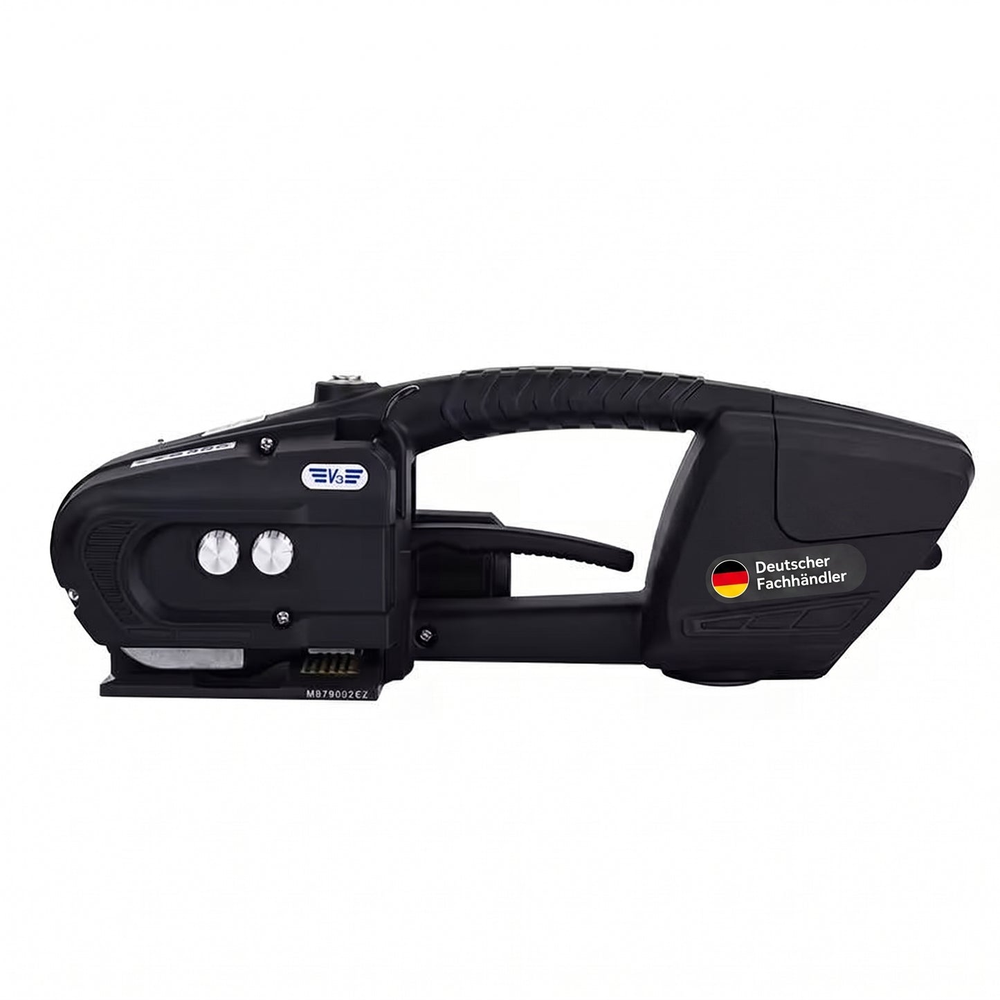 LastWerk V3 Akku-Umreifungsmaschine für PP/PET-Bänder 13–16 mm – elektrisches vollautomatisches Umreifungsgerät mit 600–3200 N Spannkraft, 14,4 V 4000 mAh Akku, für Kartons, Paletten & Verpackung