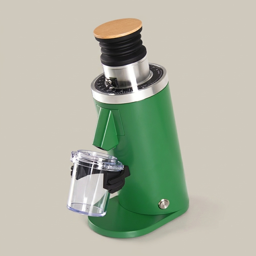 ROASTLY DF54 Kaffeemühle Gen 3 III V3/V4, Elektrische Einzeldosis-Kaffeemühle, Nahezu Retentionsfrei (Grün)