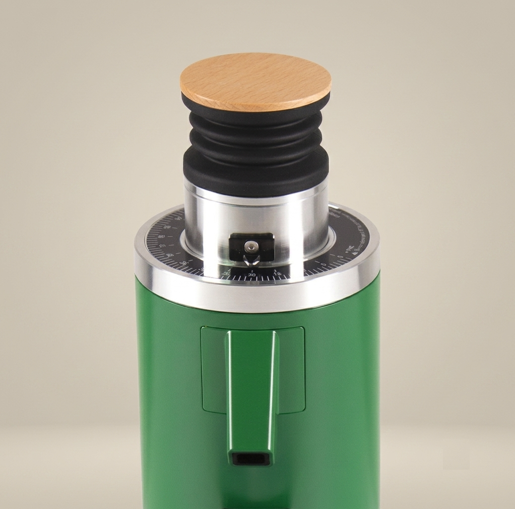 ROASTLY DF54 Kaffeemühle Gen 3 III V3/V4, Elektrische Einzeldosis-Kaffeemühle, Nahezu Retentionsfrei (Grün)