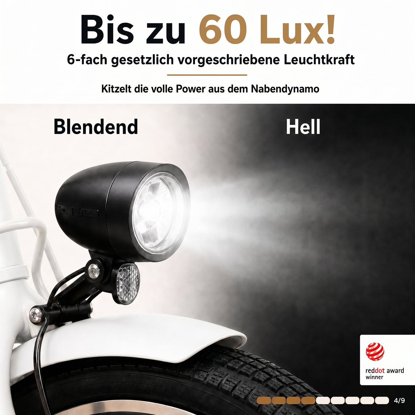 oToMUNICH Plus Spotless White 28 Zoll Fahrrad, Shimano 7-Gang City-Bike Tiefeinsteiger mit Stahlrahmen, Nabendynamo 60 Lux LED Frontlicht, mit Tracker, Fahrradcomputer, Handyhalterung und Gepäckträger