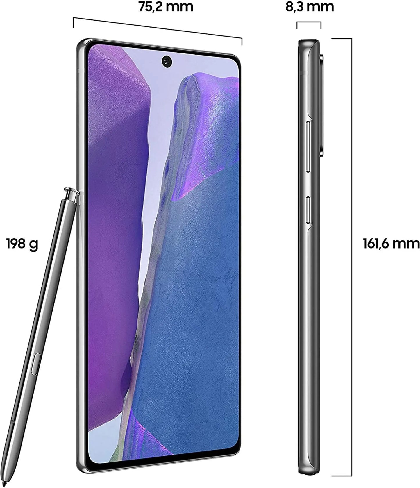 Samsung Galaxy Note 20 SM-N980B/DS 256GB - / Farbe:Mystic Gray