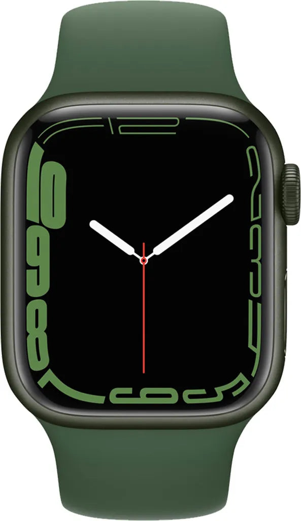Apple Watch 7 GPS, 41mm Alu Grün, Sport Klee