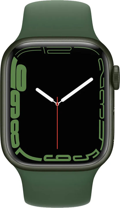 Apple Watch 7 GPS, 41mm Alu Grün, Sport Klee