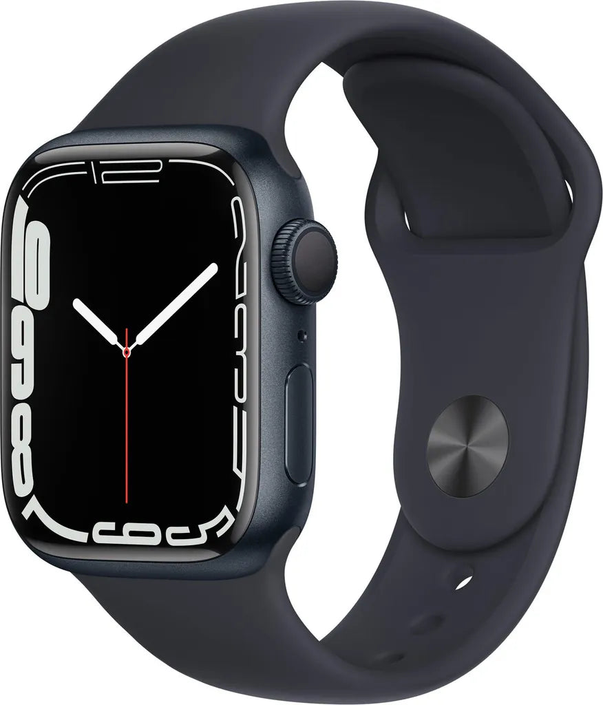 Apple Watch 7 GPS, 41mm Alu Mitternacht, Sport