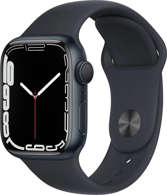 Apple Watch 7 GPS, 41mm Alu Mitternacht, Sport