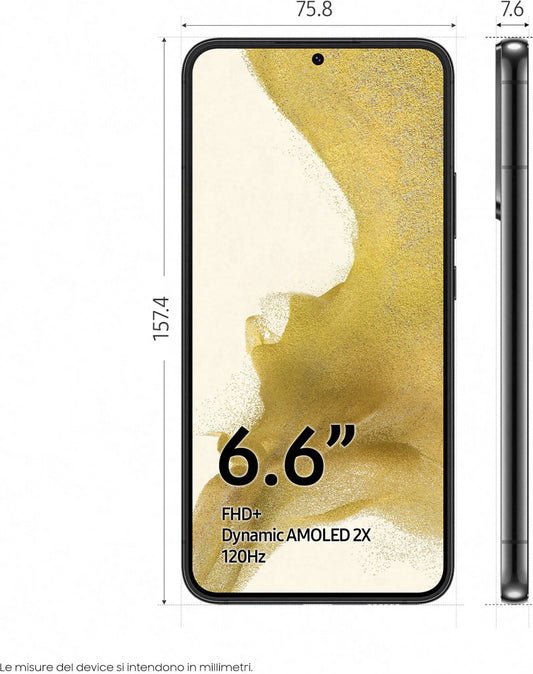 Samsung Galaxy S22+ S906B/DS 128GB Phantom Black