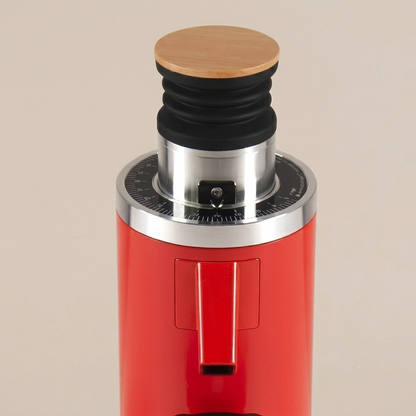 ROASTLY DF54 Kaffeemühle Gen 3 III V3/V4, Elektrische Einzeldosis-Kaffeemühle, Nahezu Retentionsfrei (Rot)