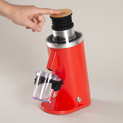 ROASTLY DF54 Kaffeemühle Gen 3 III V3/V4, Elektrische Einzeldosis-Kaffeemühle, Nahezu Retentionsfrei (Rot)