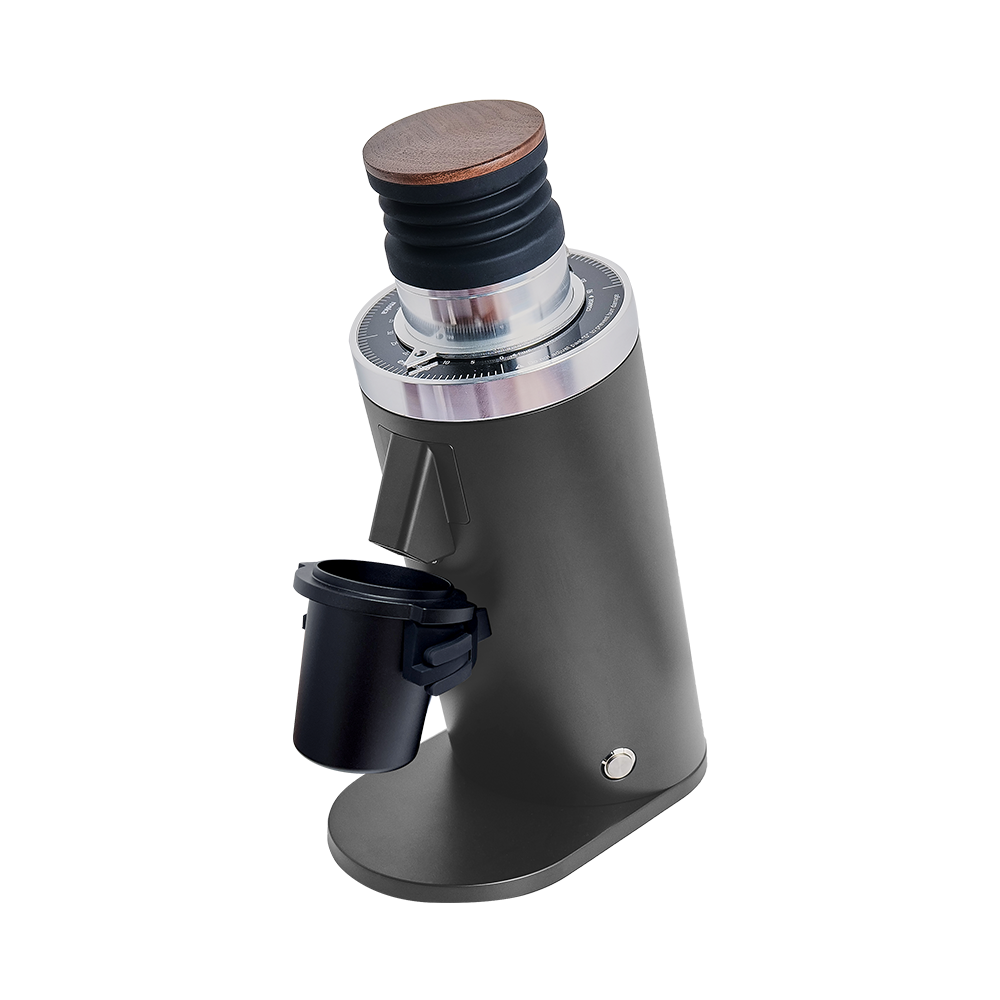 ROASTLY DF64 Kaffeemühle Gen 2 II V2.5, Berühmtes White Label, Elektrische Einzeldosis-Kaffeemühle, Nahezu Retentionsfrei (Grau)