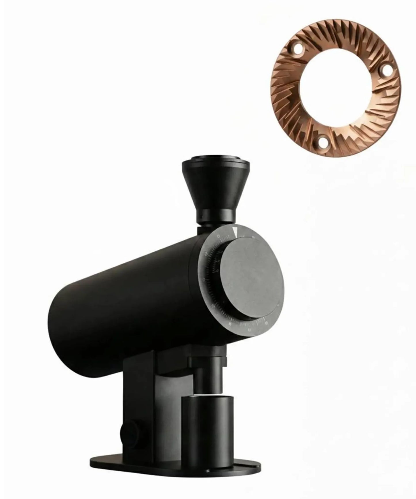ROASTLY DF83V (Red Ti Burr) Kaffeemühle Gen 2 II V2.5, Berühmtes White Label, Elektrische Einzeldosis-Kaffeemühle, Nahezu Retentionsfrei (Schwarz) black