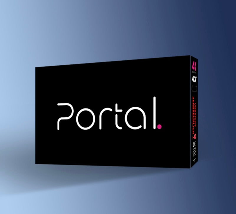 PORTAL. Smart TV Fernseher 43 - 75 Zoll 4K WiFi, Bluetooth, Upscaling