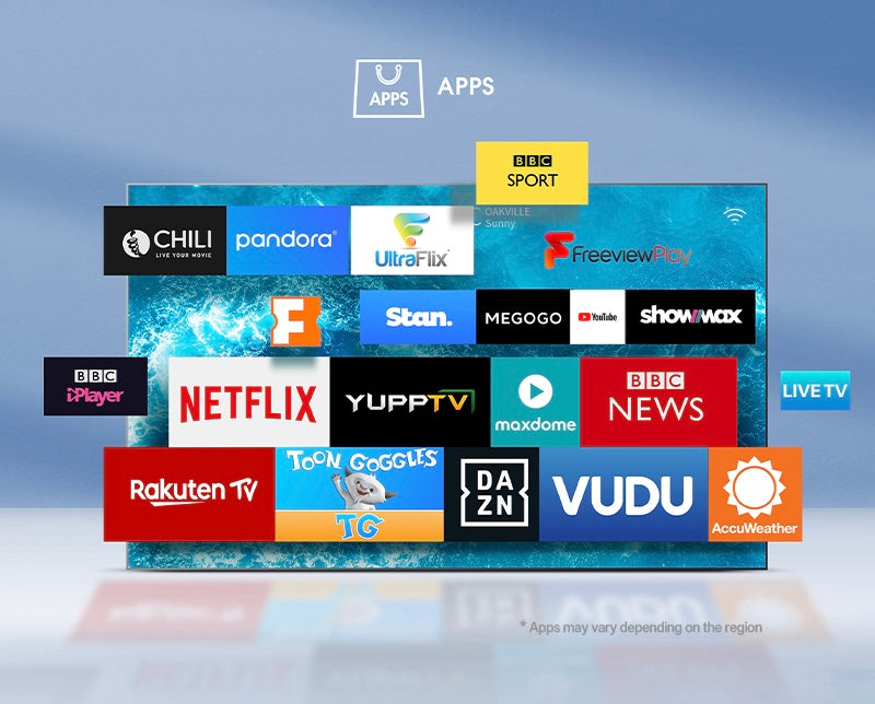 PORTAL. Smart TV Fernseher 43 - 75 Zoll 4K WiFi, Bluetooth, Upscaling