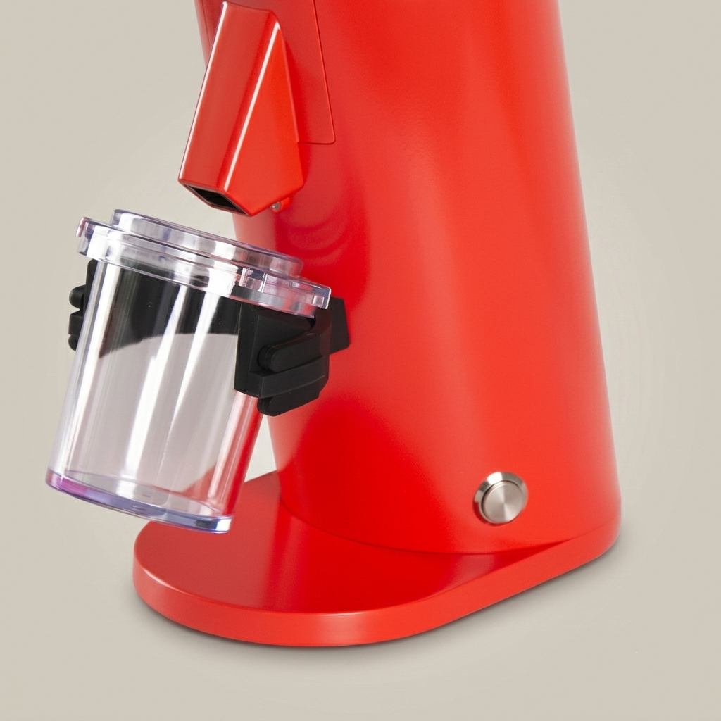 ROASTLY DF54 Kaffeemühle Gen 3 III V3/V4, Elektrische Einzeldosis-Kaffeemühle, Nahezu Retentionsfrei (Rot)