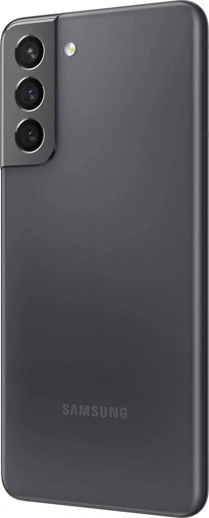 Samsung Galaxy S21 Smartphone, 6,2 Zoll, 128 GB, Phantom Gray, 5G, Android 11, Triple-Kamera mit 8K-Video, Exynos 2100, Wireless PowerShare