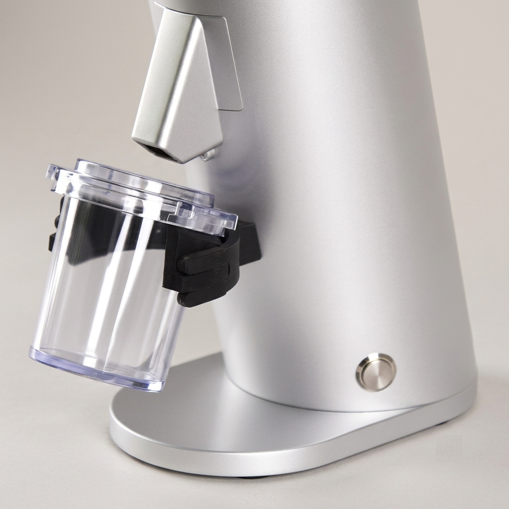 ROASTLY DF54 Kaffeemühle Gen 3 III V3/V4, Elektrische Einzeldosis-Kaffeemühle, Nahezu Retentionsfrei (Silber)
