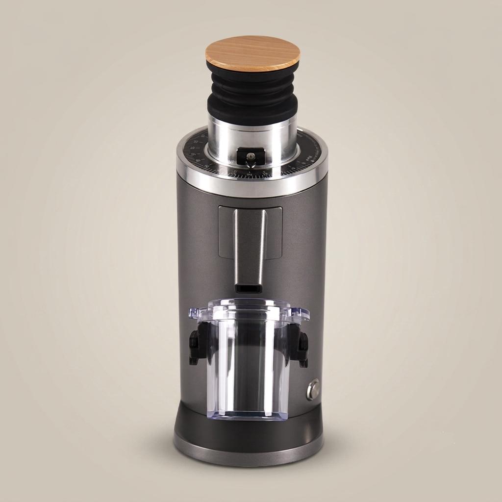 ROASTLY DF54 Kaffeemühle Gen 3 III V3/V4, Elektrische Einzeldosis-Kaffeemühle, Nahezu Retentionsfrei (Grau)
