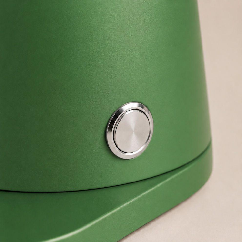 ROASTLY DF64 Kaffeemühle Gen 2 II V2.5, Berühmtes White Label, Elektrische Einzeldosis-Kaffeemühle, Nahezu Retentionsfrei (Grün)