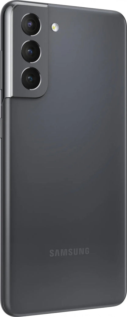 Samsung Galaxy S21 Smartphone, 6,2 Zoll, 128 GB, Phantom Gray, 5G, Android 11, Triple-Kamera mit 8K-Video, Exynos 2100, Wireless PowerShare
