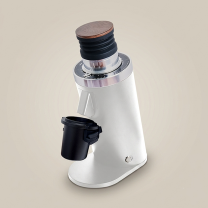 ROASTLY DF64 Kaffeemühle Gen 2 II V2.5, Berühmtes White Label, Elektrische Einzeldosis-Kaffeemühle, Nahezu Retentionsfrei (Weiß)