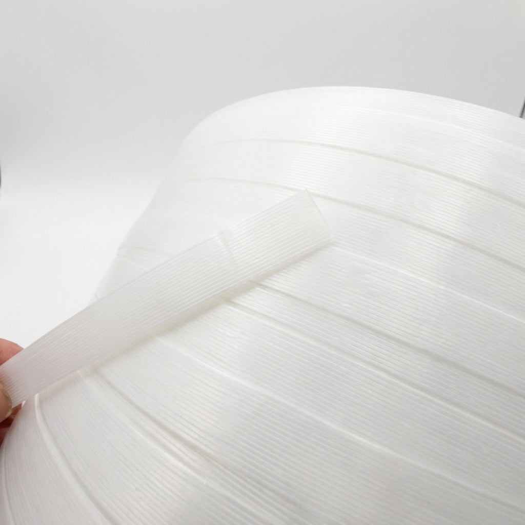 Umreifungsset 16 mm komplett mit Abroller, Bandspanner, 850 m Polyesterband, Handschuhe, 500 Klemmen & 100 Kantenschutzecken – Verpackungsset für Paletten, Versand & Lager