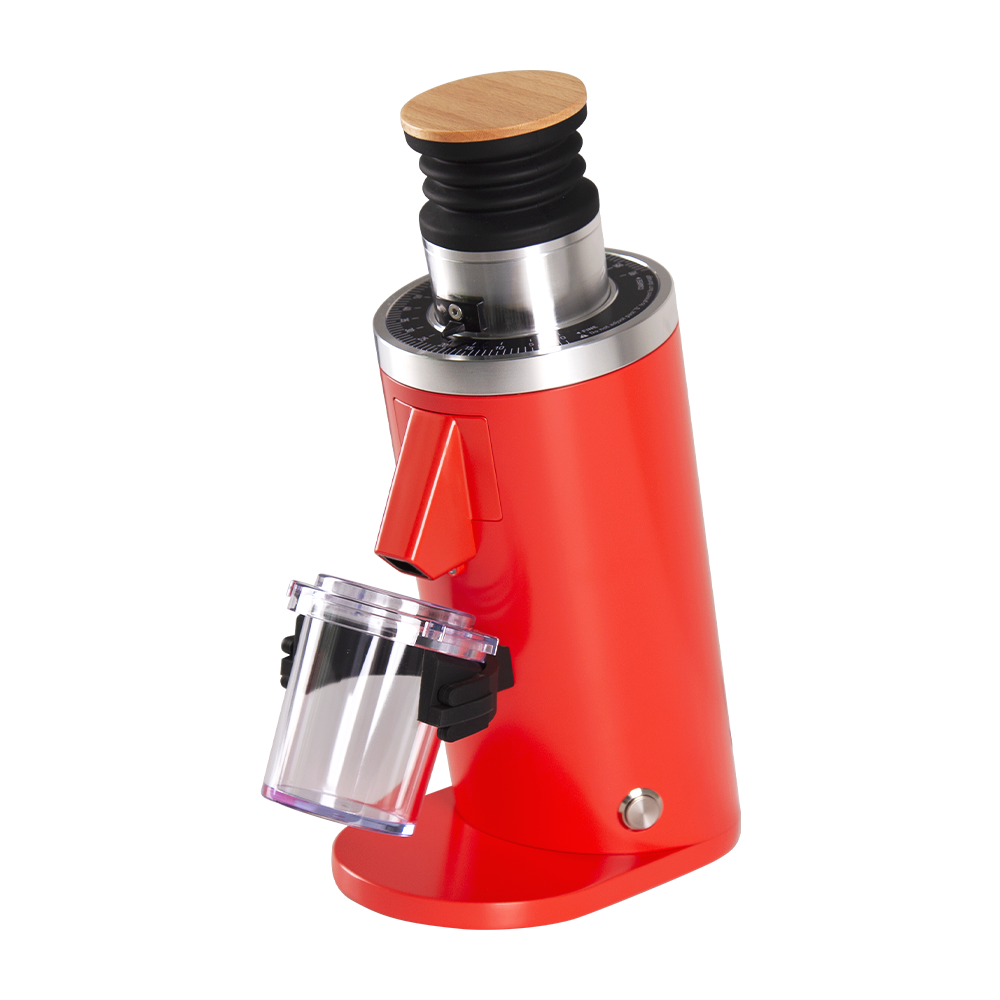 ROASTLY DF54 Kaffeemühle Gen 3 III V3/V4, Elektrische Einzeldosis-Kaffeemühle, Nahezu Retentionsfrei (Rot)