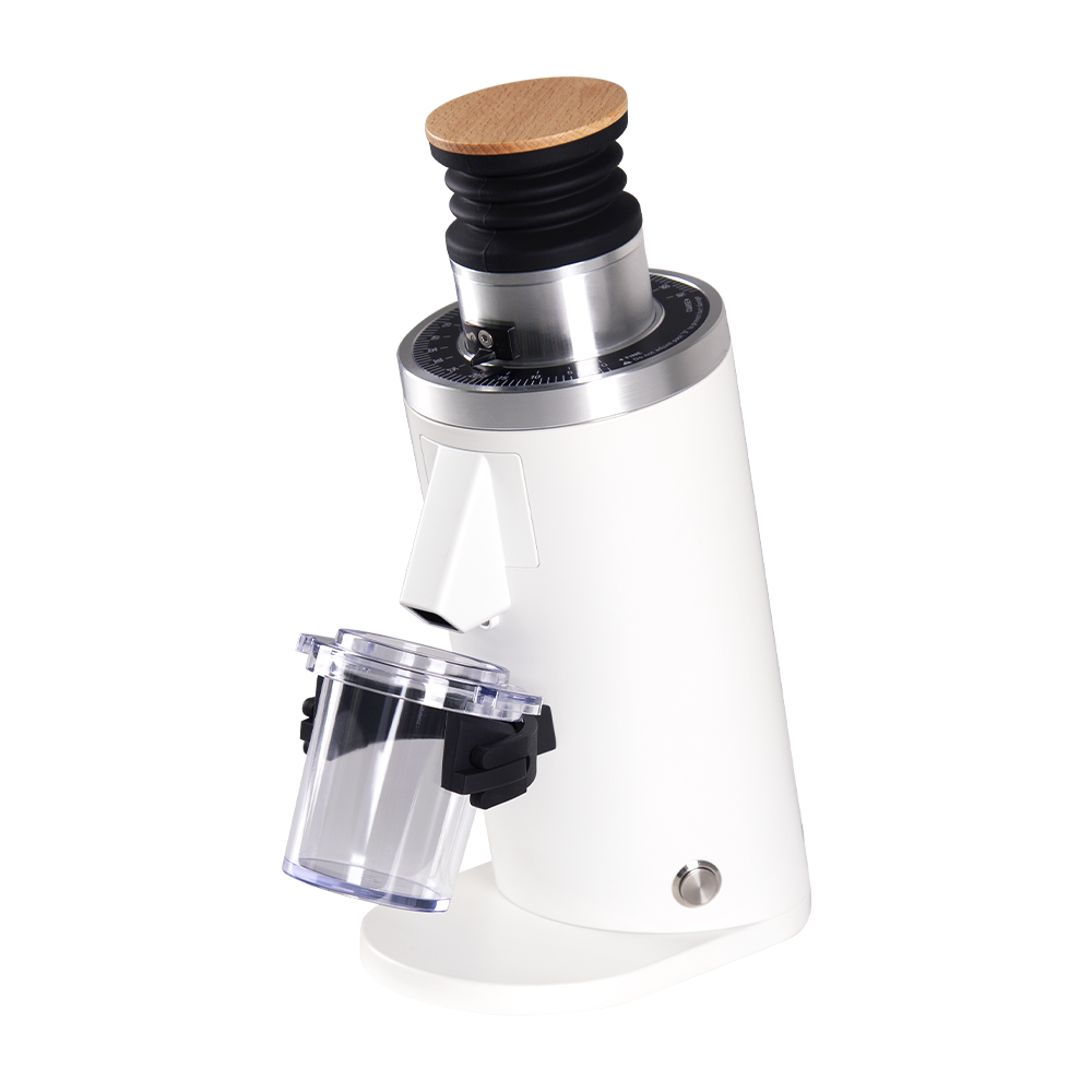 ROASTLY DF54 Kaffeemühle Gen 3 III V3/V4, Elektrische Einzeldosis-Kaffeemühle, Nahezu Retentionsfrei (Weiß)