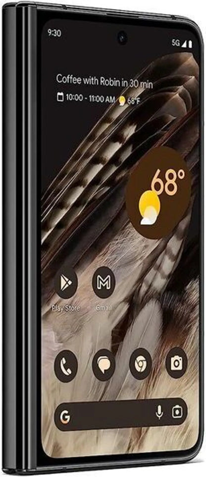 Google Pixel Fold Smartphone, 256 GB, Obsidian, 7.6 Zoll, Android 13, 5G, Google Tensor G2, IPX8