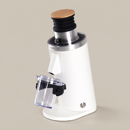 ROASTLY DF54 Kaffeemühle Gen 3 III V3/V4, Elektrische Einzeldosis-Kaffeemühle, Nahezu Retentionsfrei (Weiß)