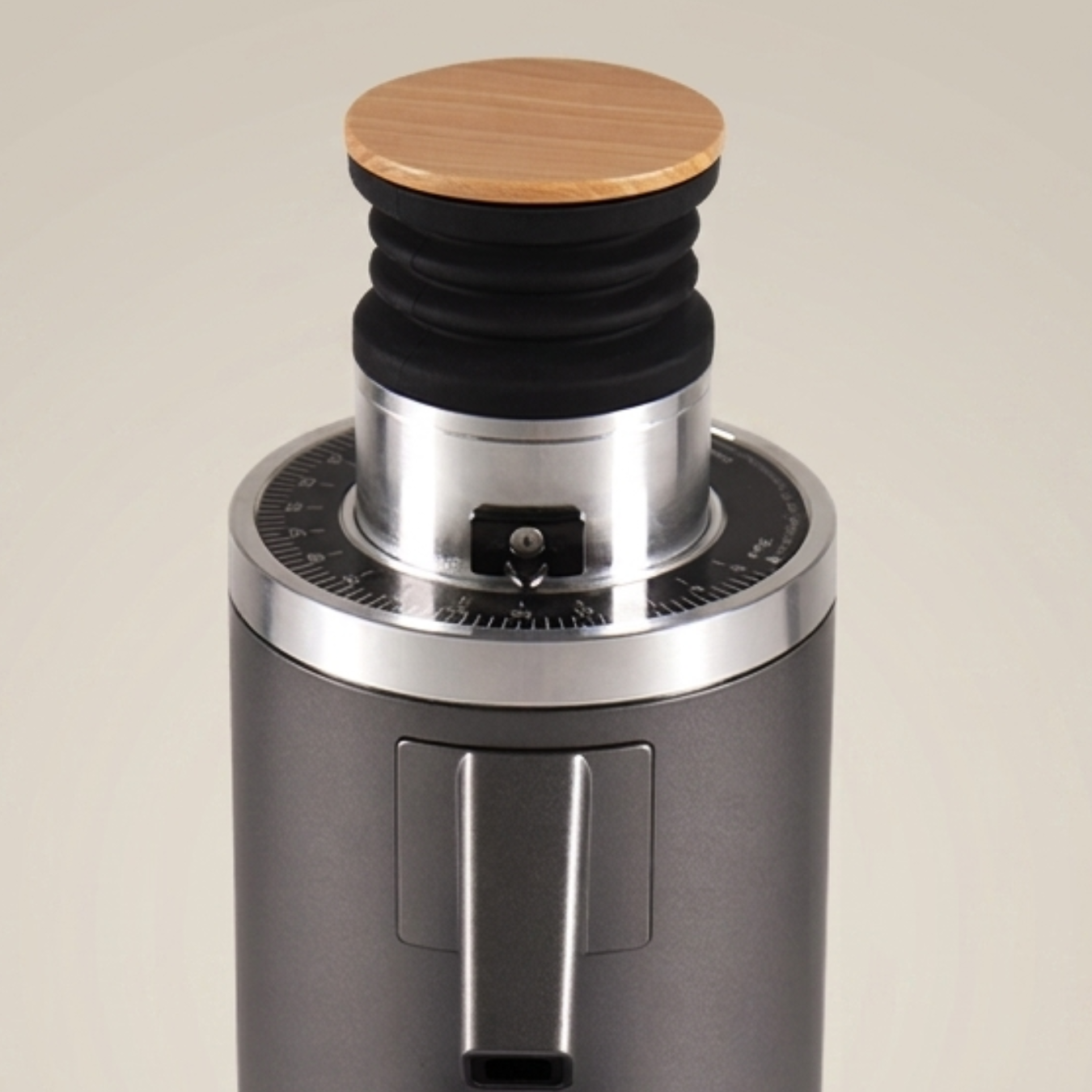 ROASTLY DF54 Kaffeemühle Gen 3 III V3/V4, Elektrische Einzeldosis-Kaffeemühle, Nahezu Retentionsfrei (Grau)