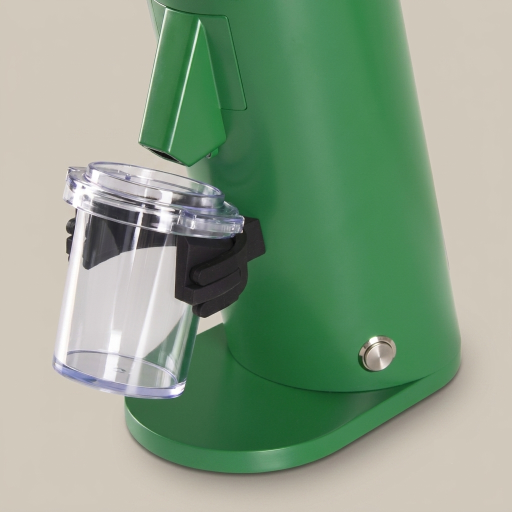ROASTLY DF54 Kaffeemühle Gen 3 III V3/V4, Elektrische Einzeldosis-Kaffeemühle, Nahezu Retentionsfrei (Grün)