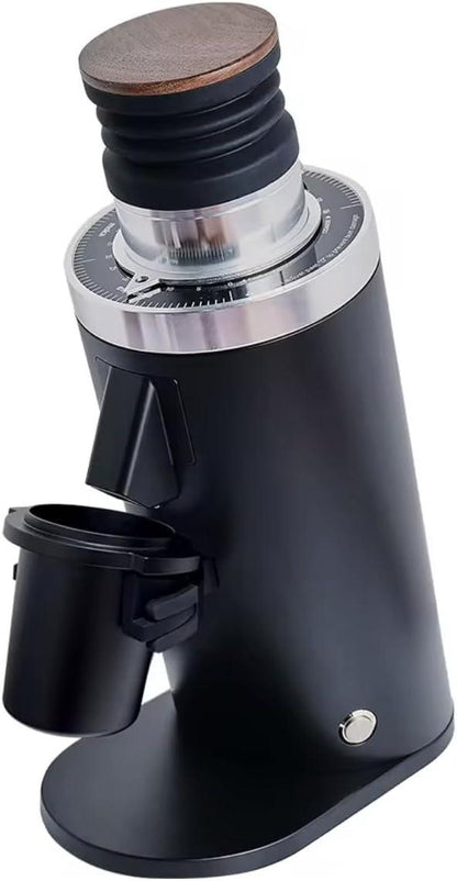 DF64 Kaffeemühle Gen 2 II, Berühmtes White Label, Elektrische Einzeldosis-Kaffeemühle, Nahezu Retentionsfrei (Schwarz)