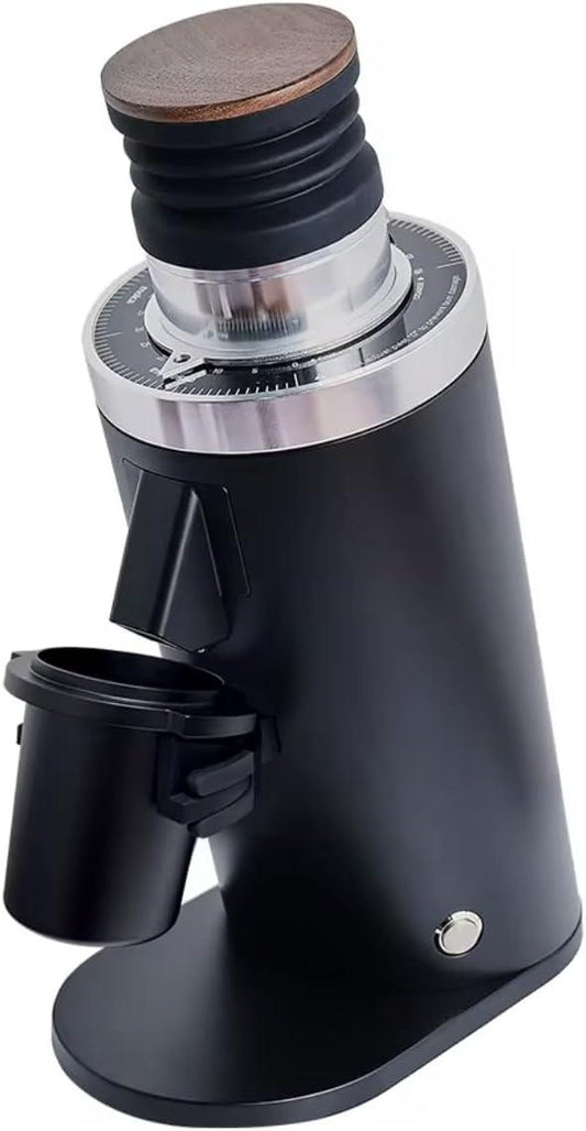DF64 Kaffeemühle Gen 2 II, Berühmtes White Label, Elektrische Einzeldosis-Kaffeemühle, Nahezu Retentionsfrei (Schwarz)
